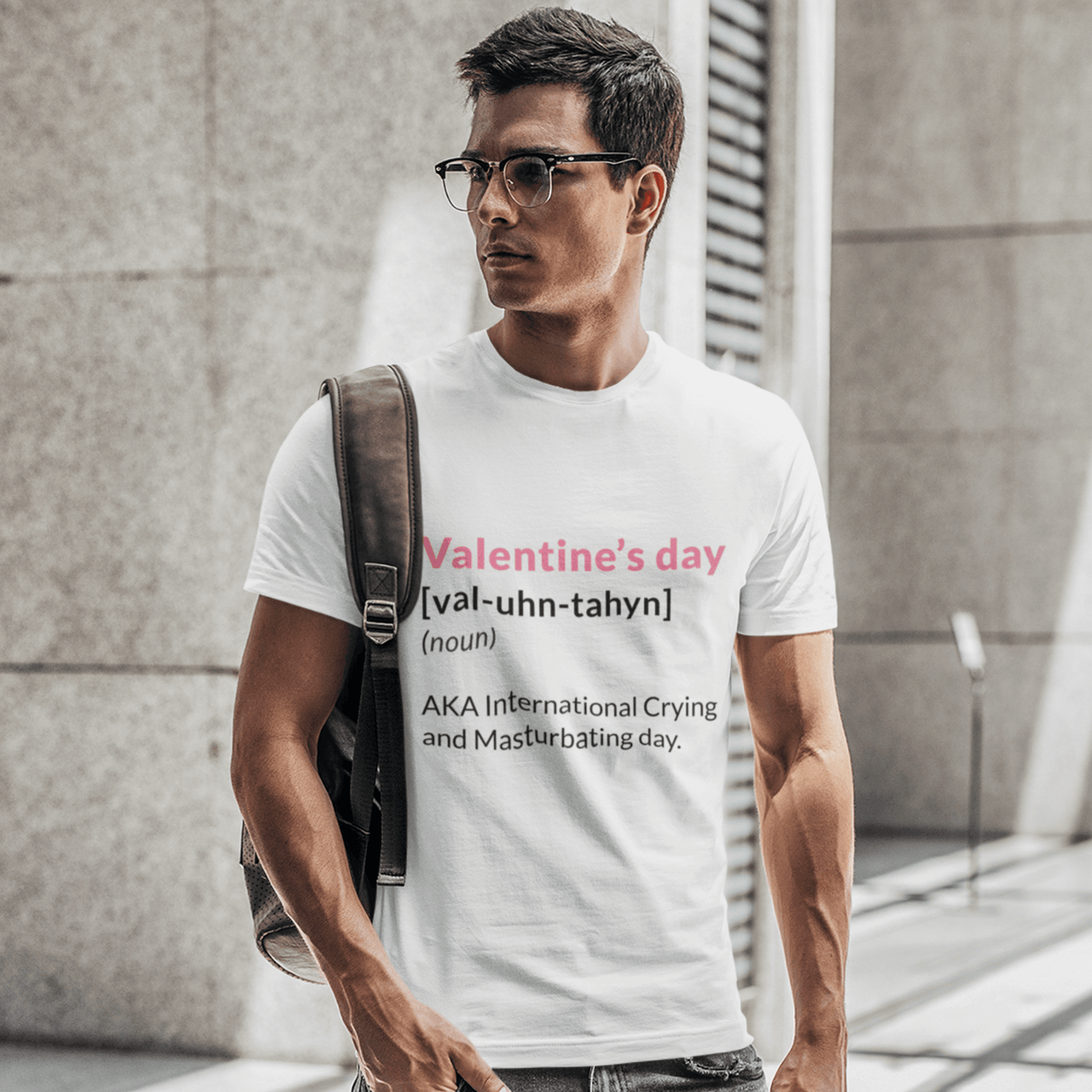 Valentine's Day Definition Also Known As Adult T-Shirt For Men 8Ball