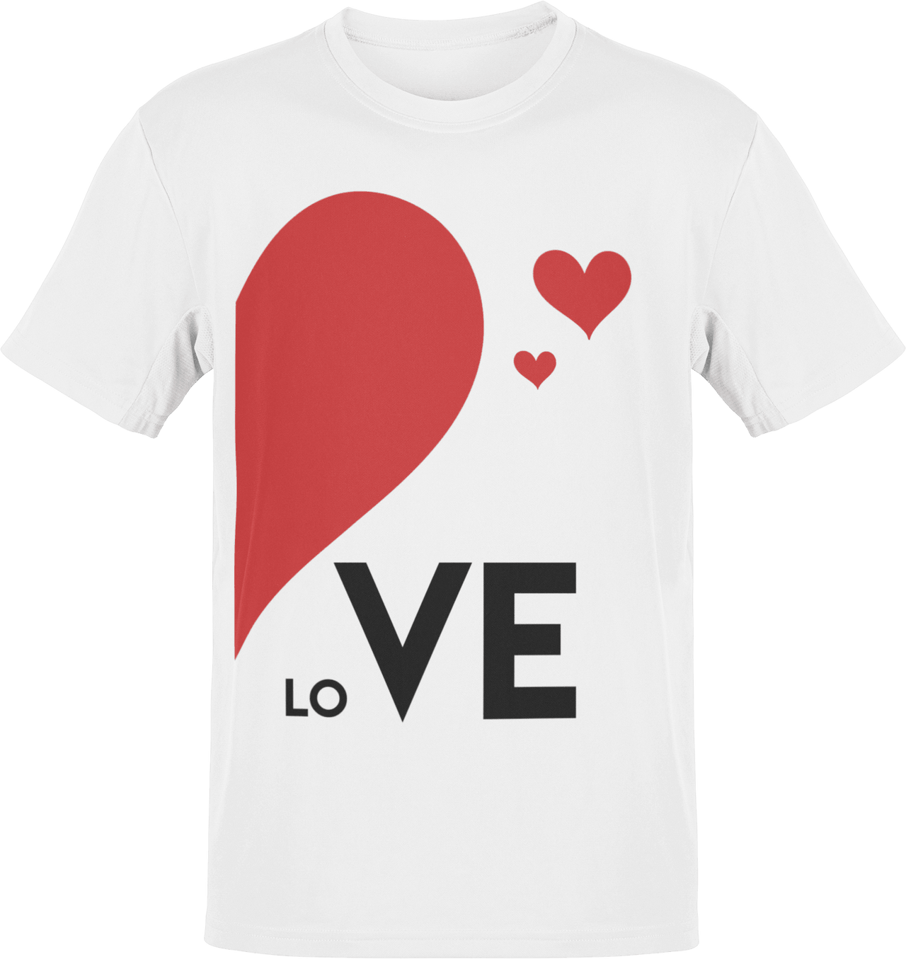 Valentines Love Adult Left Unisex T-Shirt For Men And Women 8Ball