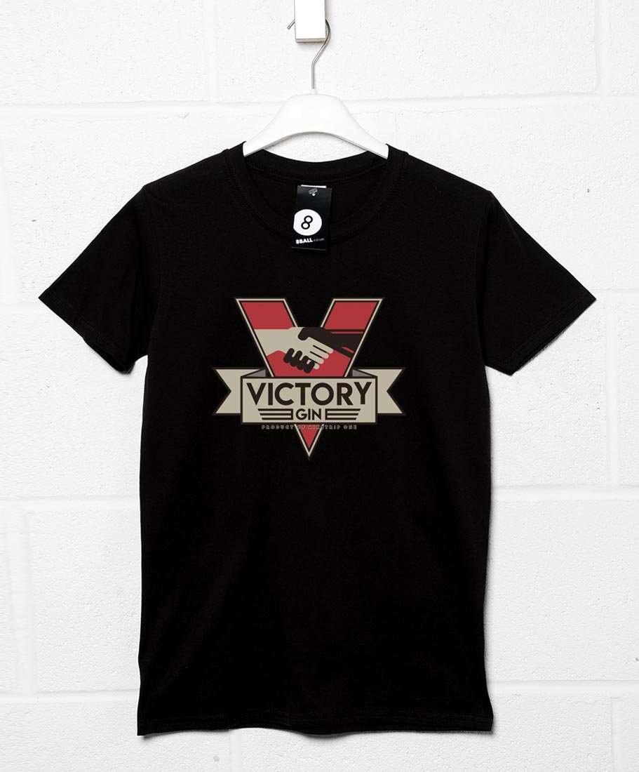 Victory Gin T-Shirt For Men 8Ball