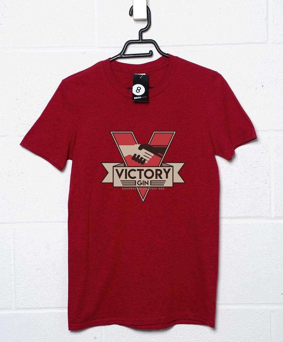 Victory Gin T-Shirt For Men 8Ball