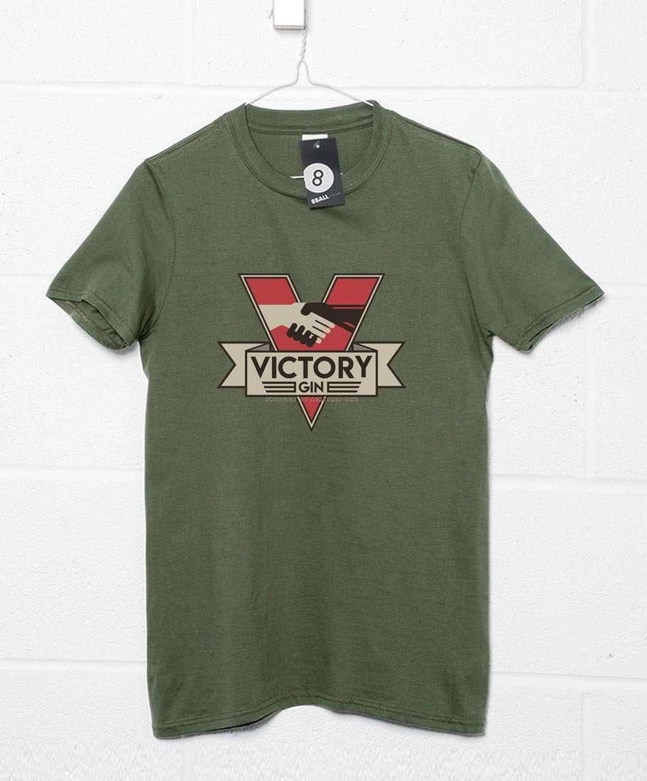 Victory Gin T-Shirt For Men 8Ball