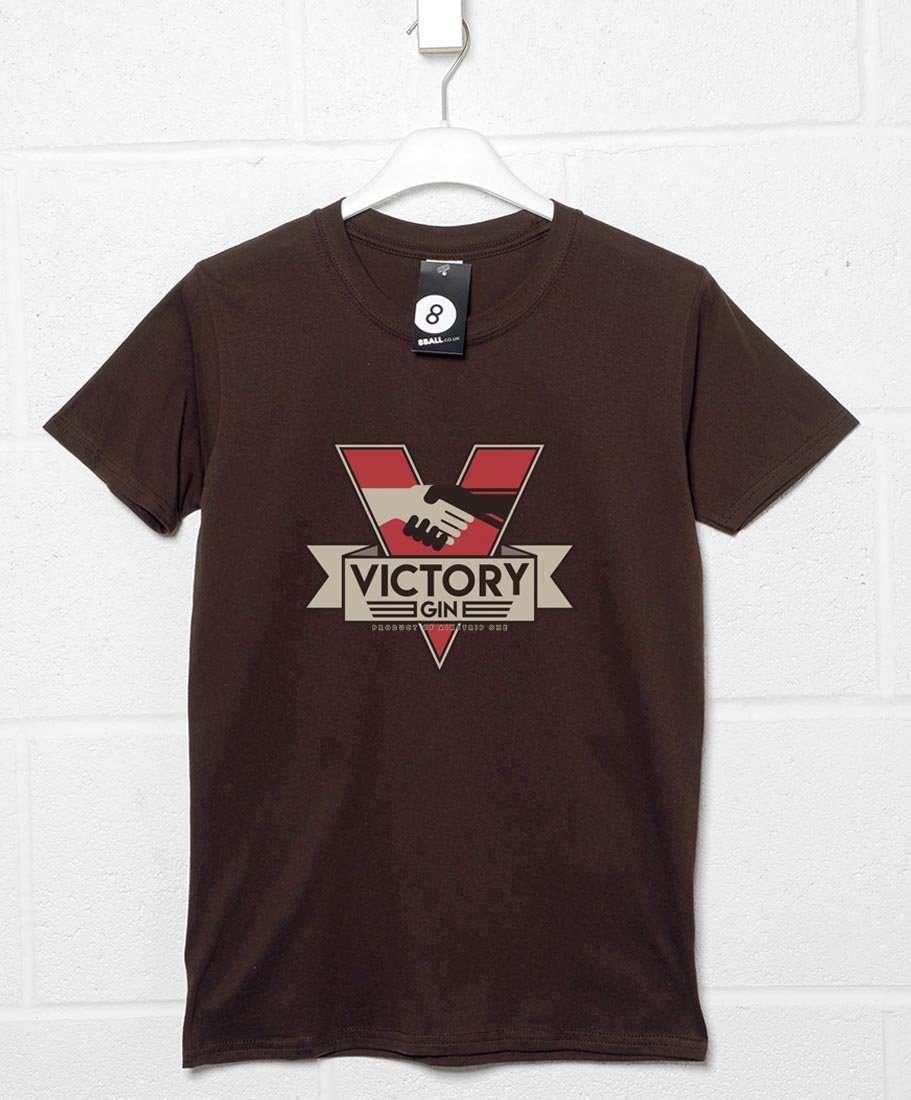 Victory Gin T-Shirt For Men 8Ball