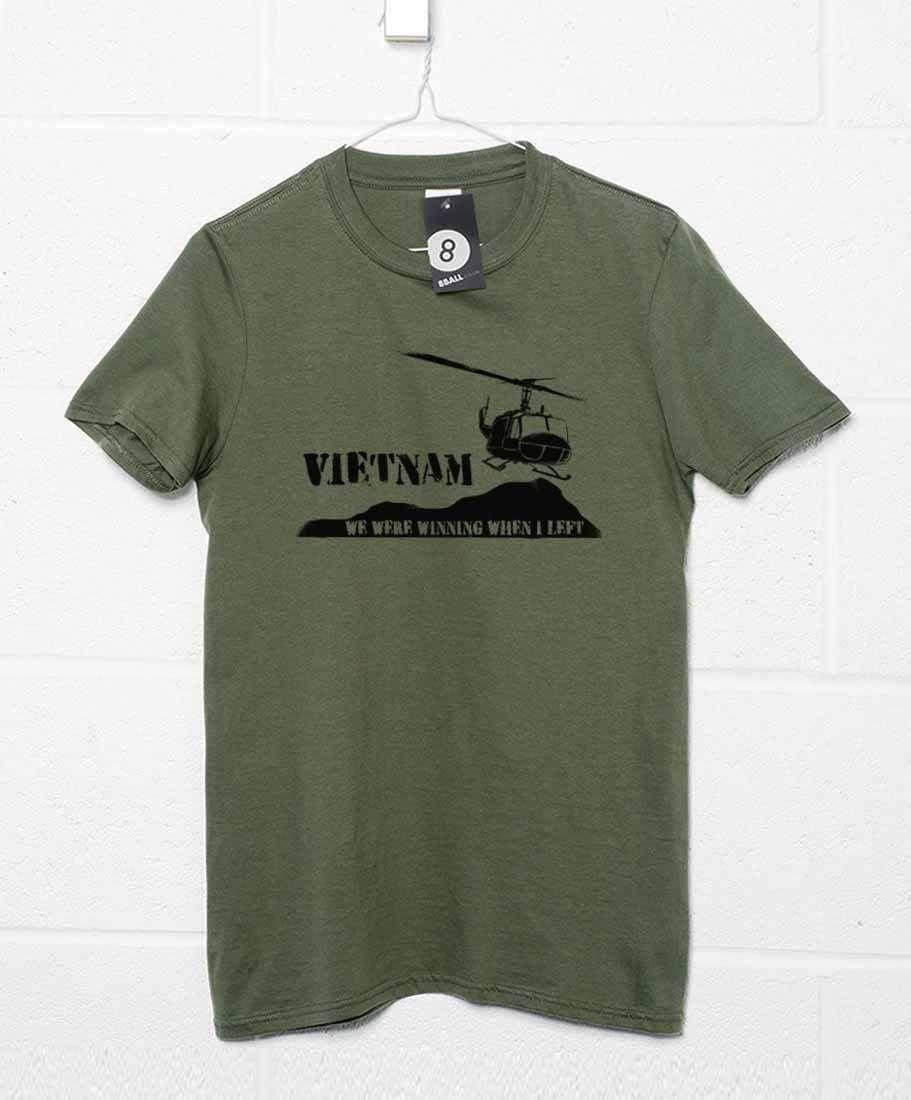 Vietnam We Were Winning When I Left Mens T-Shirt 8Ball