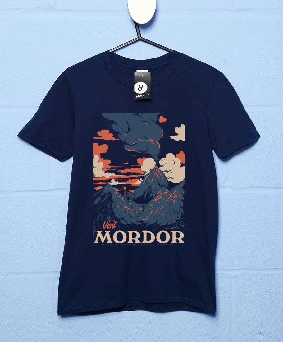 Visit Mordor Volcano Mens/Unsex T--Shirt Graphic T-Shirt For Men 8Ball