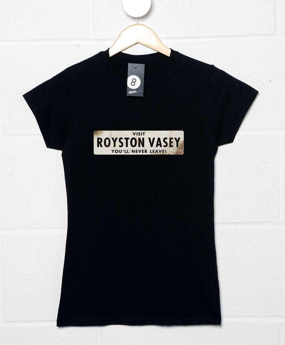 Visit Royston Vasey Womens Style T-Shirt 8Ball