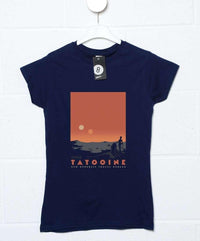 Thumbnail for Visit Tatooine Womens Fitted T-Shirt 8Ball