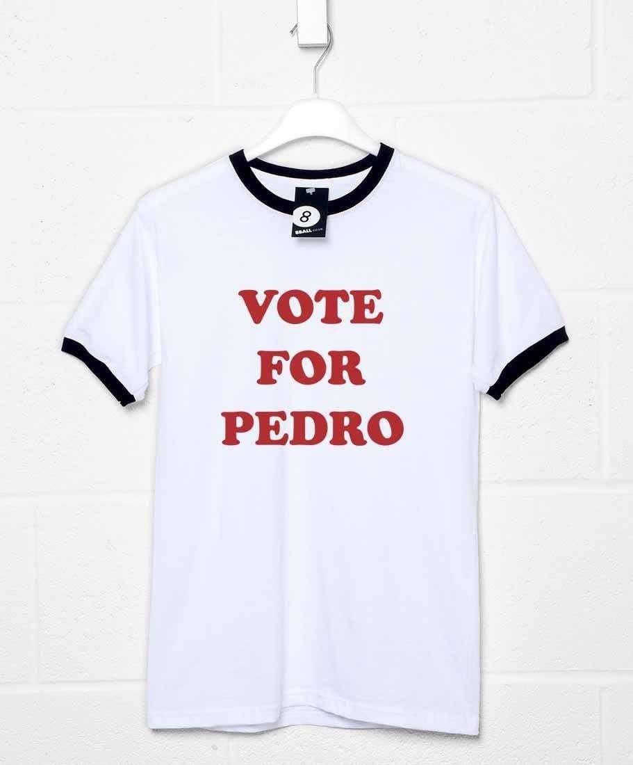 Vote For Pedro Ringer Mens Graphic T-Shirt 8Ball