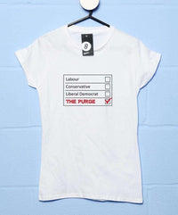 Thumbnail for Vote Purge Fitted Womens T-Shirt 8Ball