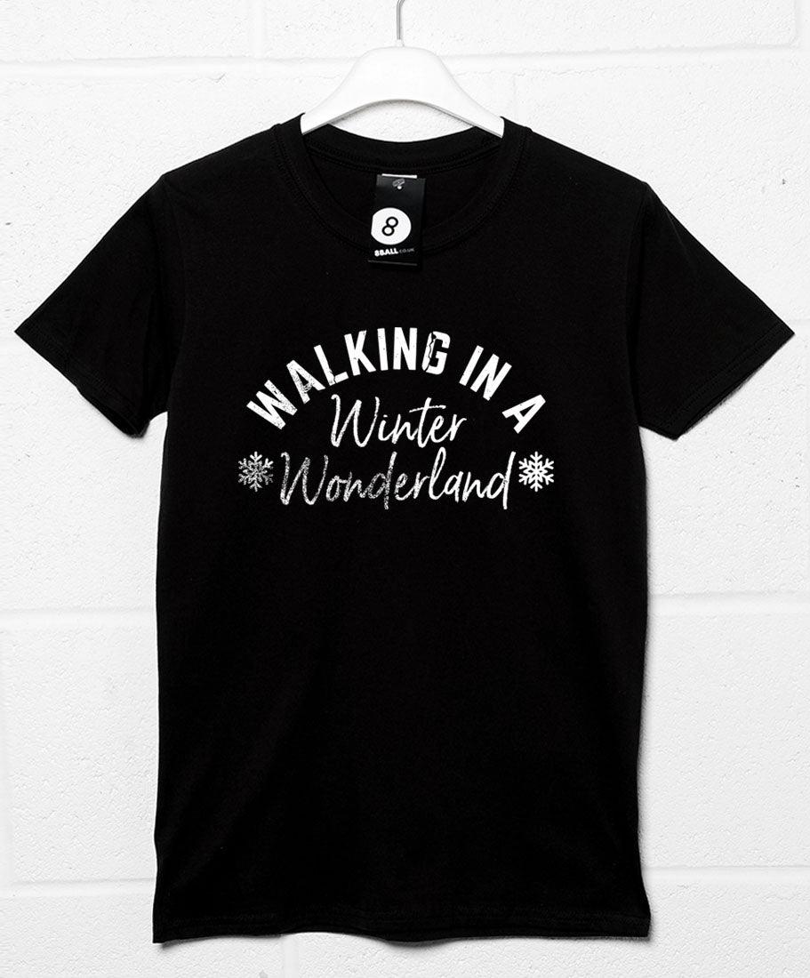 Walking in a Winter Wonderland Mens T-Shirt 8Ball