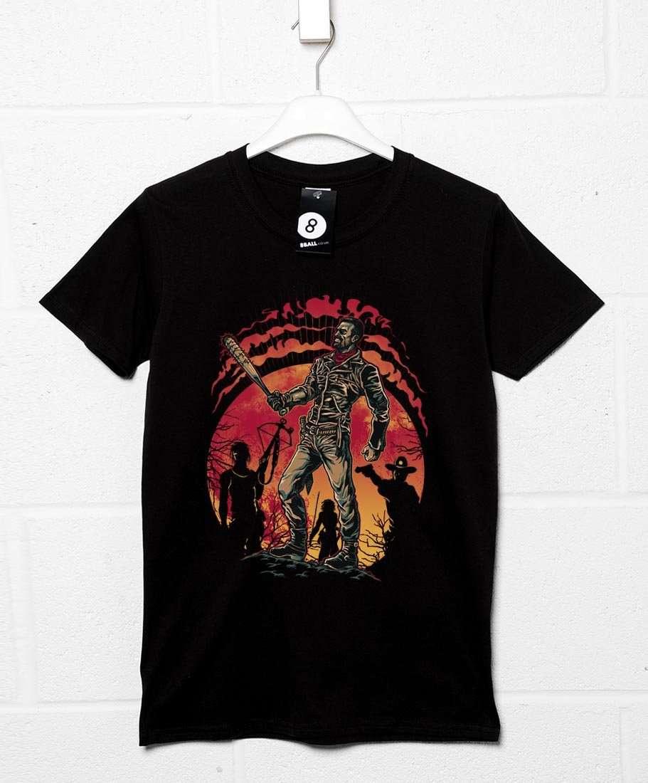 Wanted Negan Mens T-Shirt 8Ball