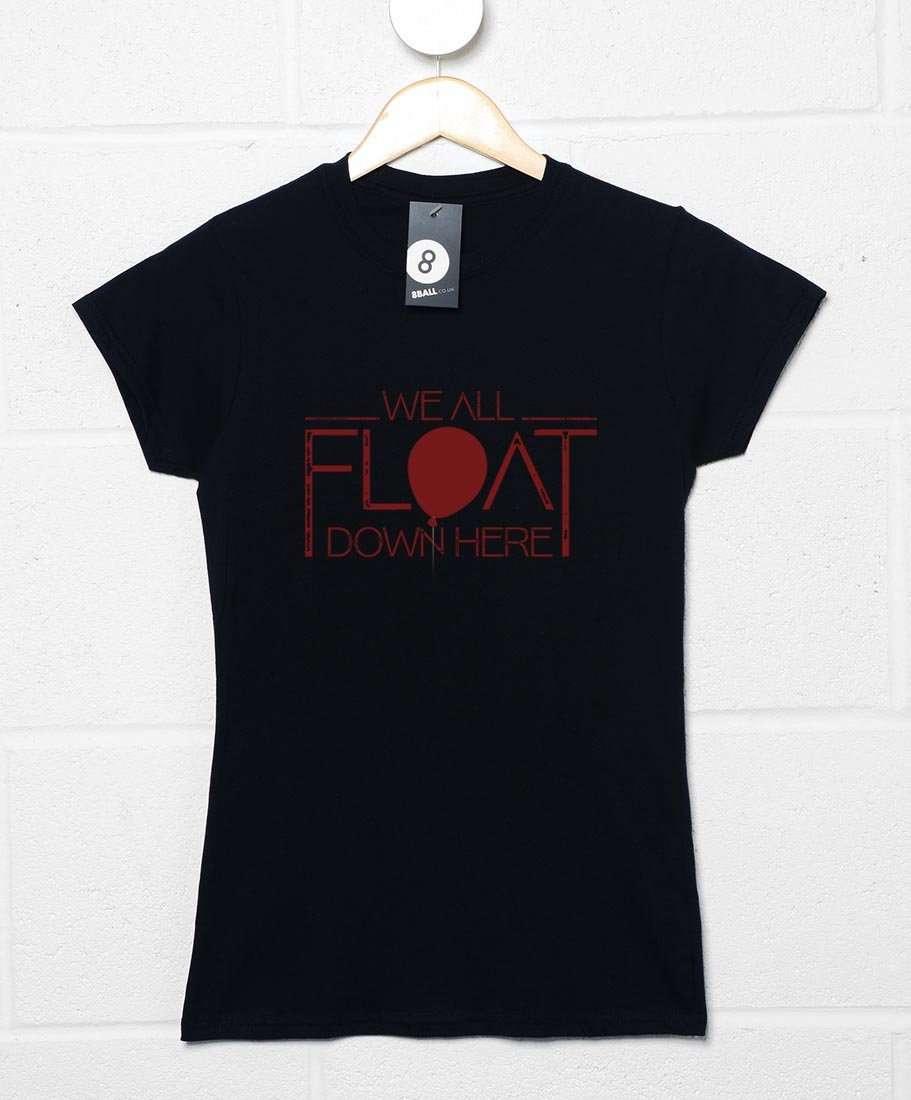 We All Float Down Here Womens T-Shirt 8Ball