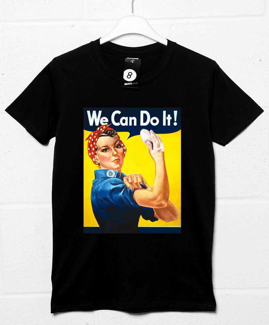 We Can Do It Hand Washing Graphic T-Shirt For Men 8Ball