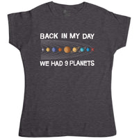 Thumbnail for We Had Nine Planets Womens Fitted T-Shirt 8Ball