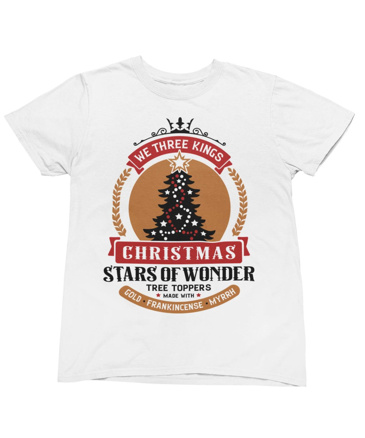 We Three Kings Christmas Unisex Mens T-Shirt 8Ball