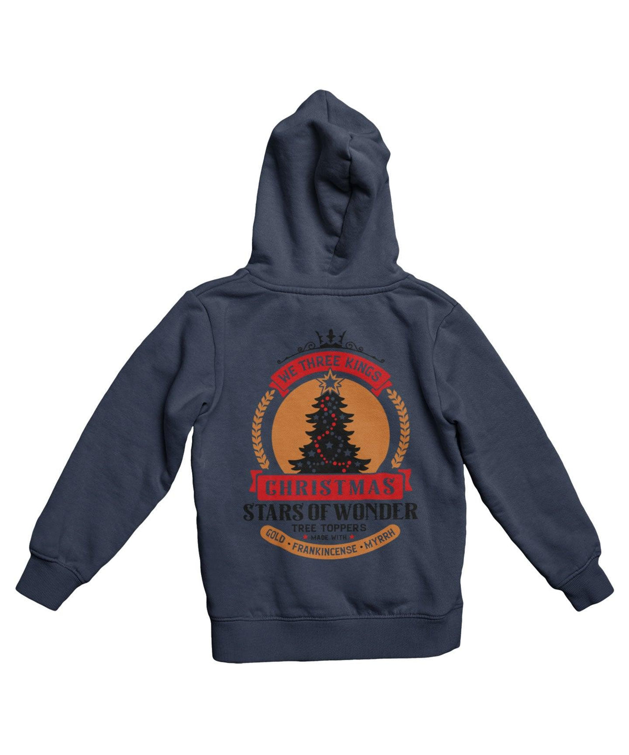 We Three Kings Colour Back Printed Christmas Graphic Hoodie 8Ball