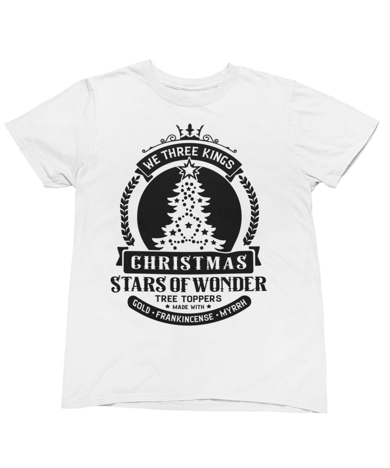 We Three Kings Mono Christmas Unisex T-Shirt For Men 8Ball