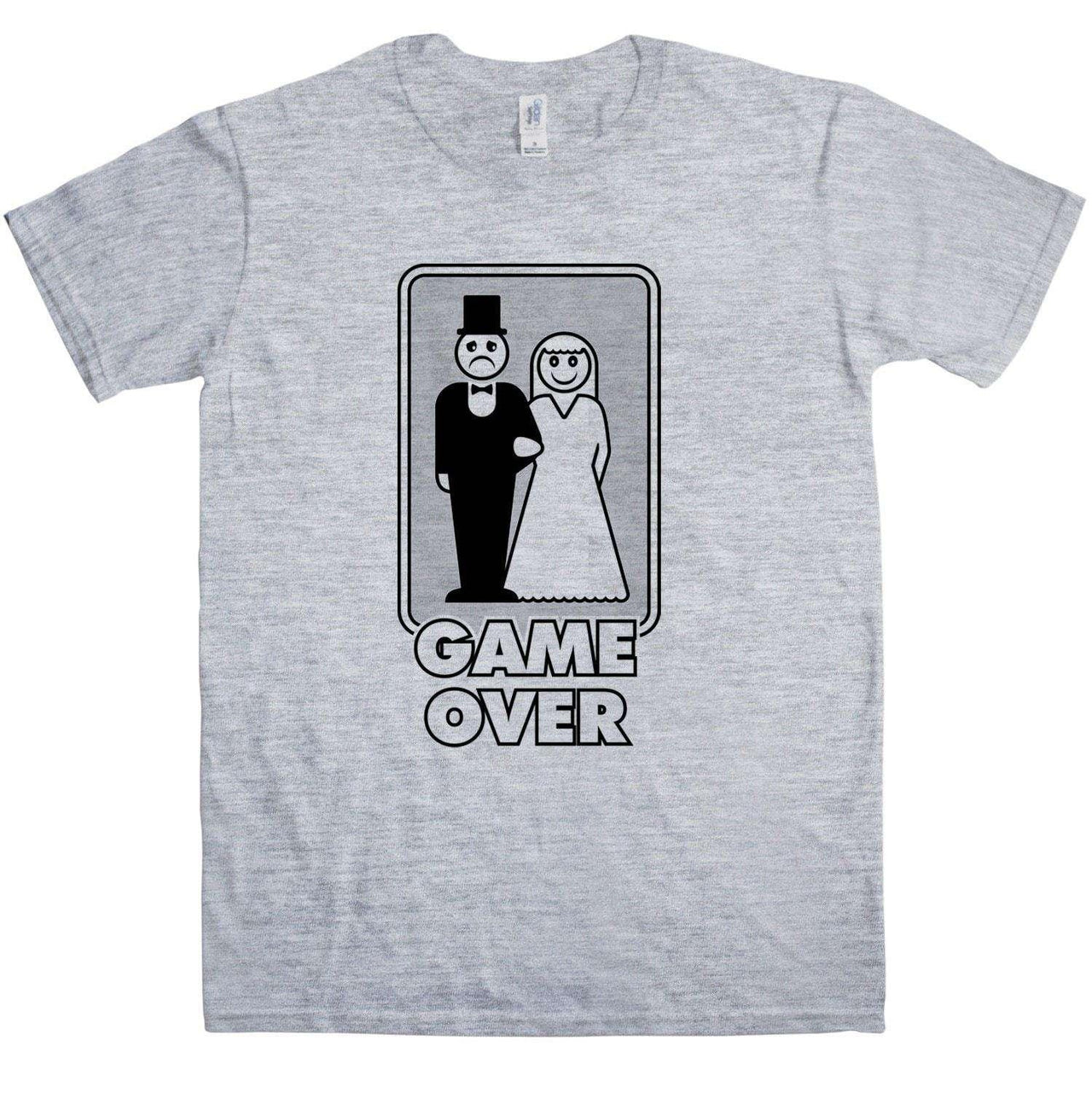 Wedding Game Over Mens T-Shirt 8Ball
