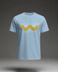 Thumbnail for Weyland Yutani Corporation Building Better Worlds T-Shirt, Red Ghost Form flat mockup