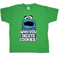 Thumbnail for Why You Delete Cookies Kids T-Shirt 8Ball