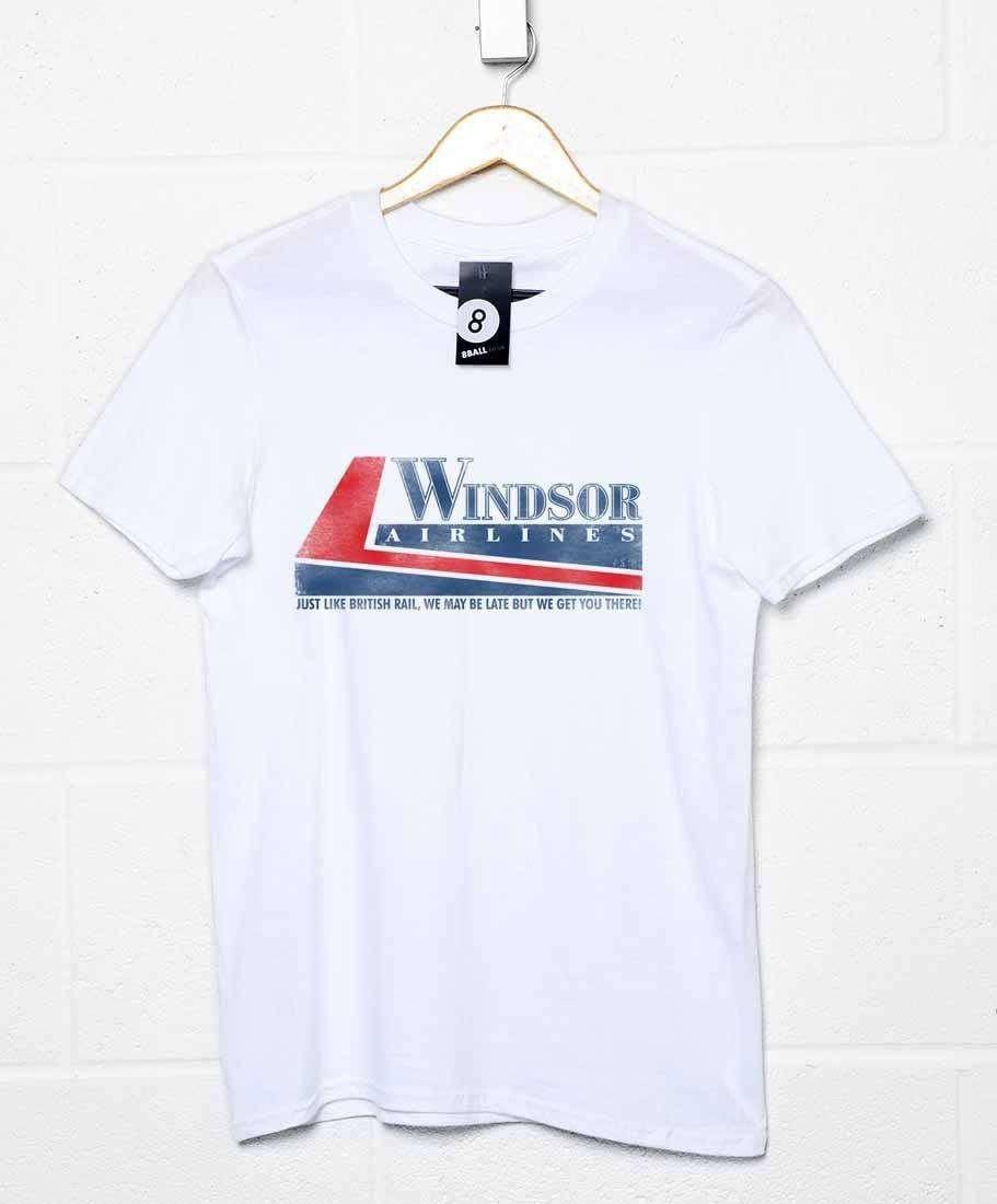 Windsor Airlines Mens T-Shirt 8Ball
