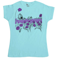 Thumbnail for Wizard Of Oz Poppy Field Womens Style T-Shirt 8Ball