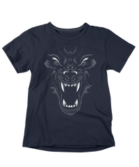 Thumbnail for Wolf Face Tattoo Design Adult Unisex Unisex T-Shirt 8Ball