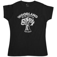 Thumbnail for Woodland Rock Festival T-Shirt for Women As Worn By Joan Jett 8Ball