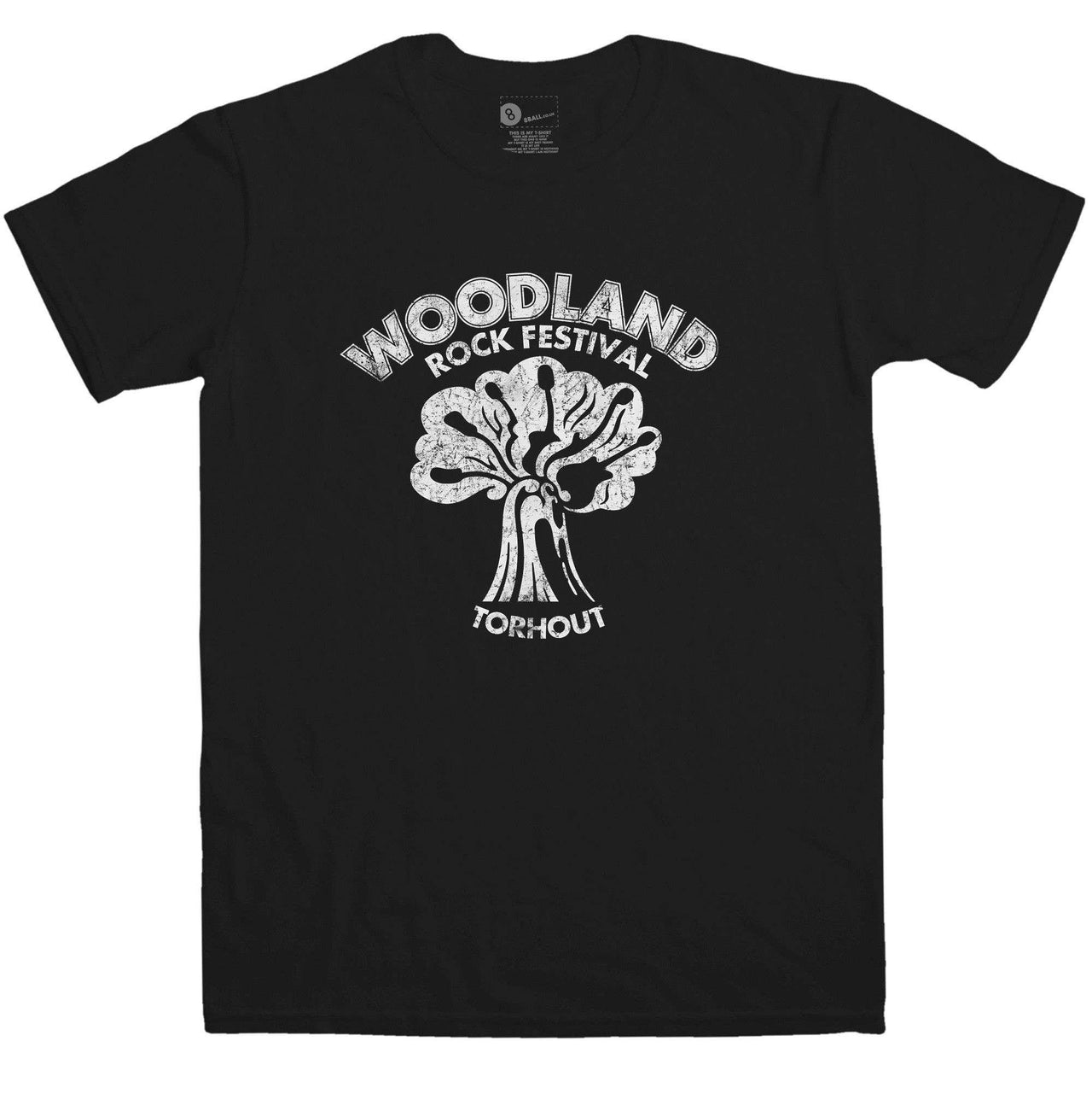 Woodland Rock Festival Unisex T-Shirt As Worn By Joan Jett 8Ball