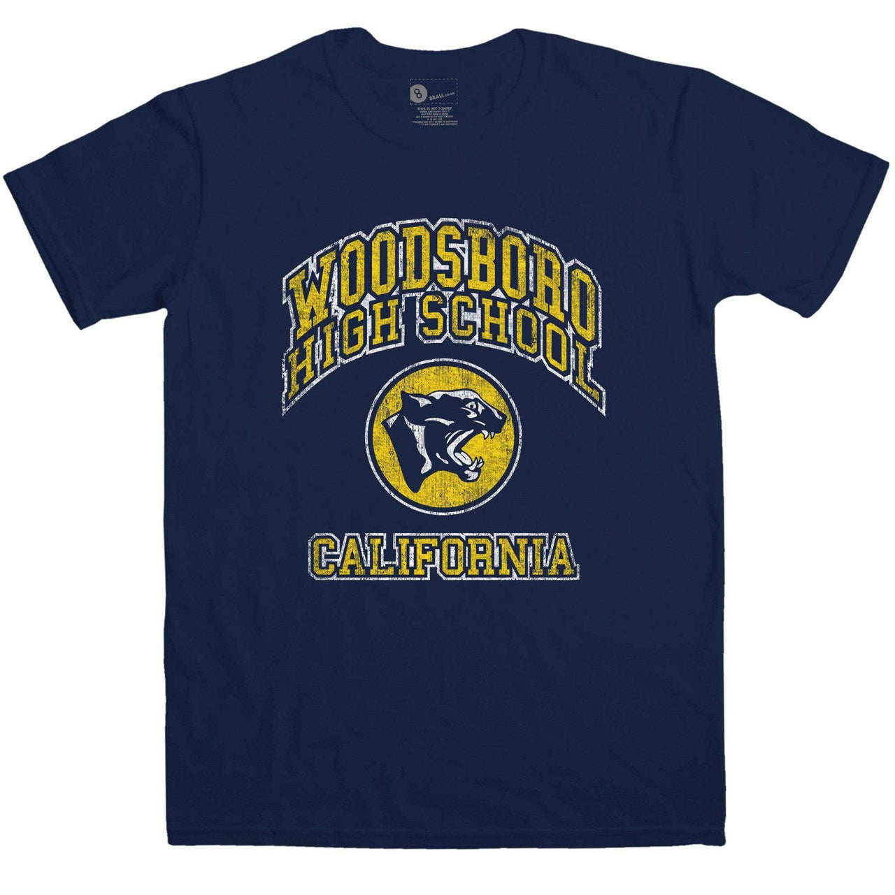 Woodsboro High School Mens Graphic T-Shirt 8Ball