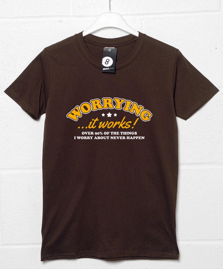 Worrying Works Graphic T-Shirt For Men 8Ball