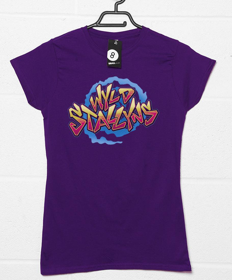 Wyld Stallyns Womens Fitted T-Shirt 8Ball