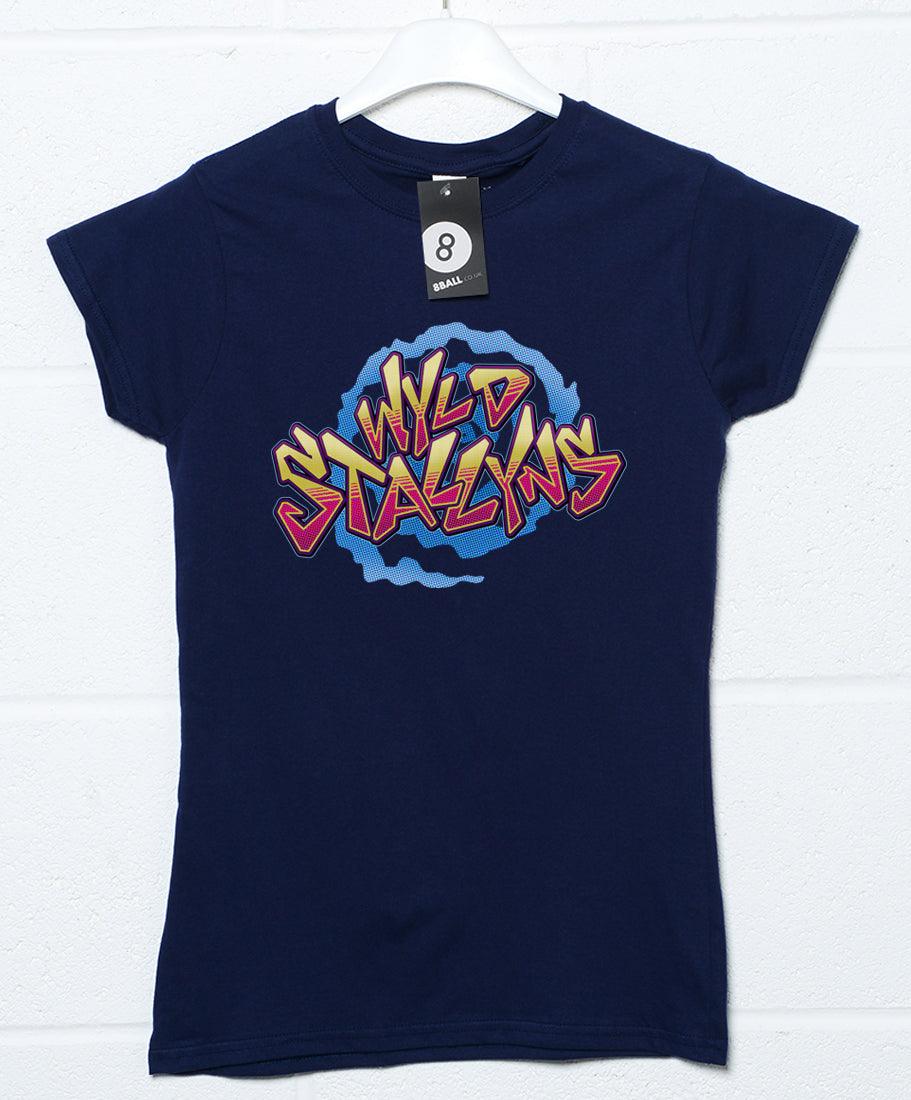 Wyld Stallyns Womens Fitted T-Shirt 8Ball
