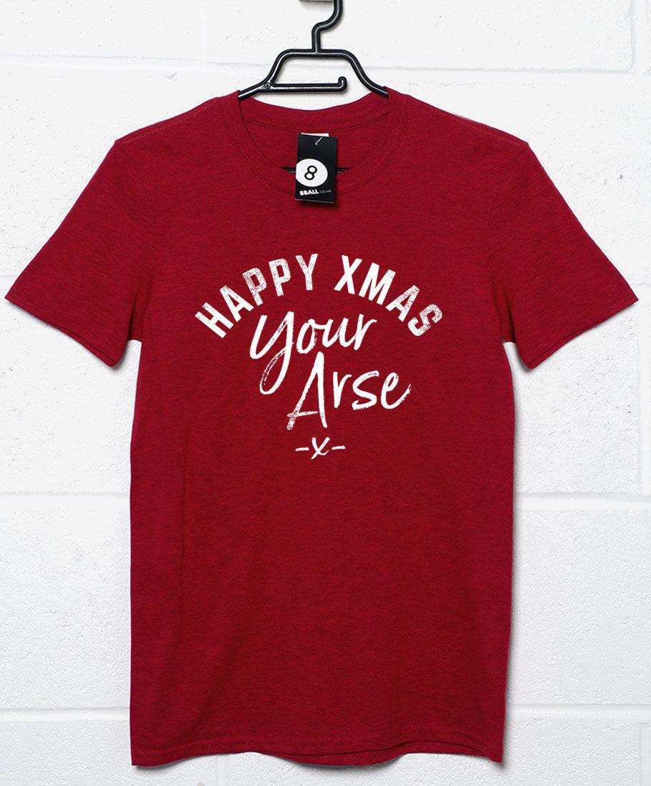 Xmas Your Arse Slogan Unisex T-Shirt For Men And Women 8Ball