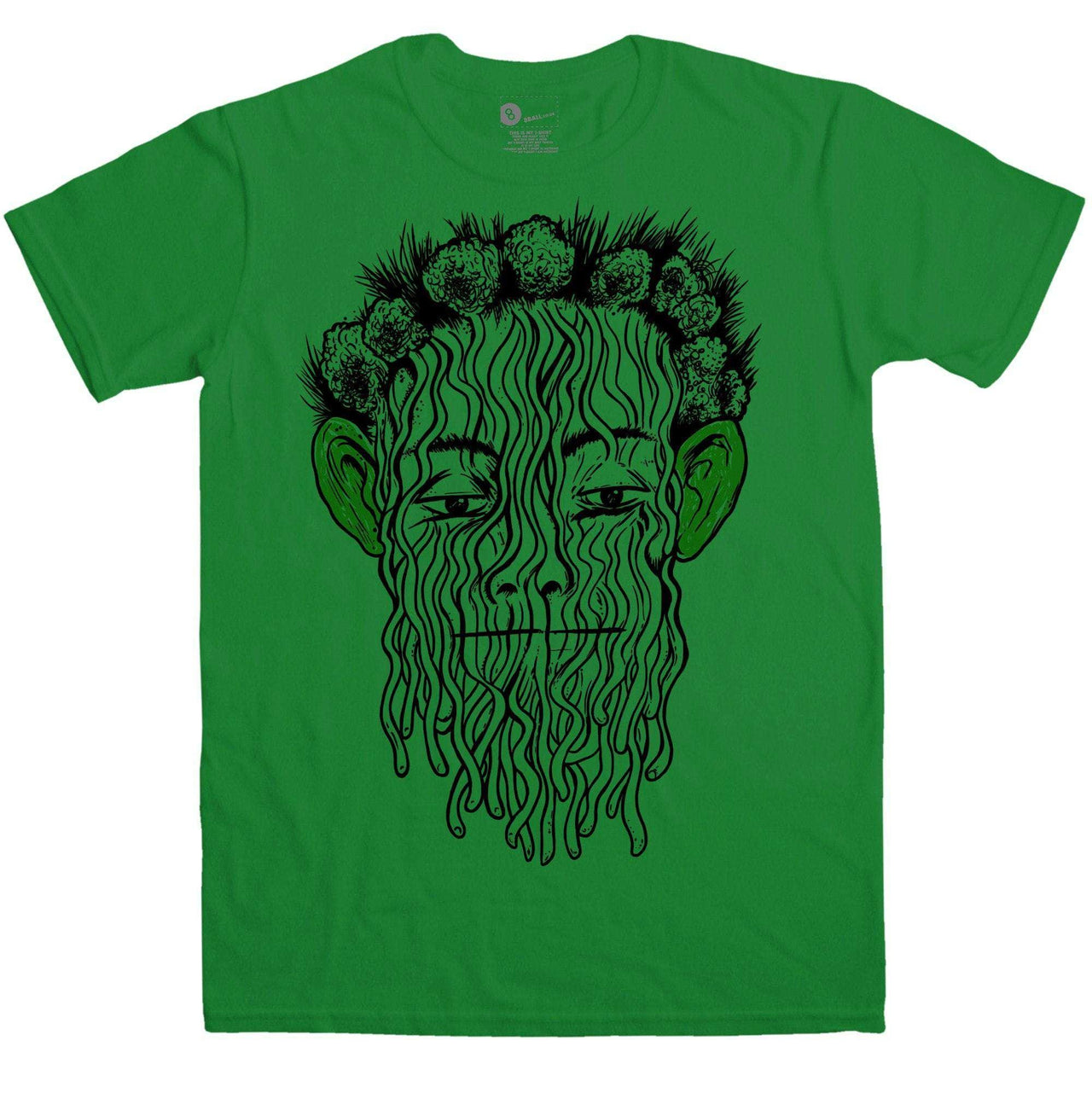 Yellow King Carcosa Green Eared Spaghetti Monster T-Shirt For Men 8Ball