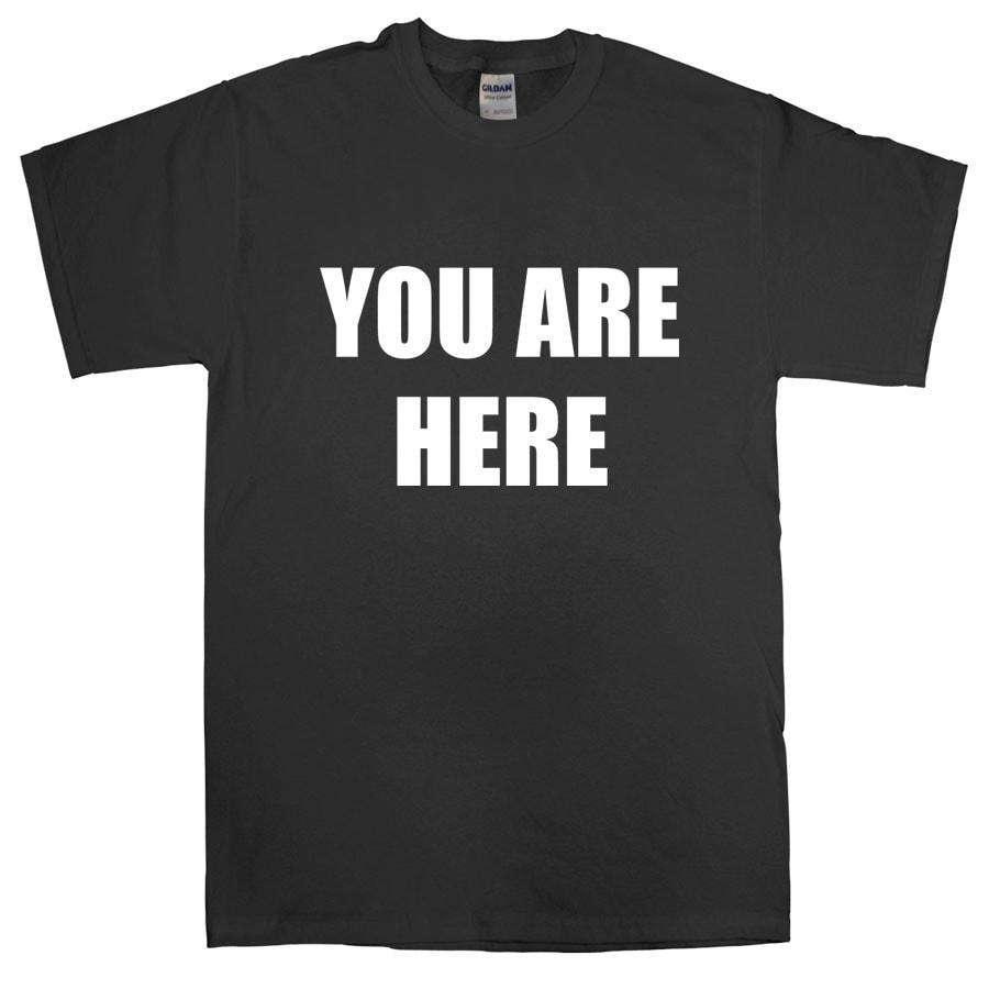 You Are Here Unisex T-Shirt For Men And Women As Worn By John Lennon 8Ball