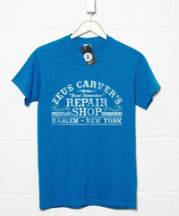 Thumbnail for Zeus Carver's Repair Shop Mens Graphic T-Shirt 8Ball