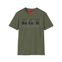 Thumbnail for Bacon Periodic Table T-Shirt in Military Green