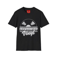 Thumbnail for Championship Vinyl T-Shirt in Black
