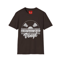 Thumbnail for Championship Vinyl T-Shirt in Dark Chocolate