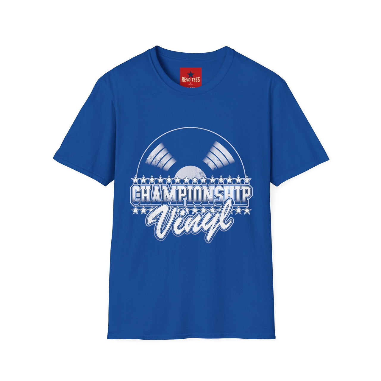 Championship Vinyl T-Shirt in Royal Blue