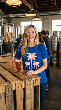 Thumbnail for Echo Park Brewery Colin From Accounts T-Shirt in Royal lifestyle image