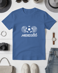 Thumbnail for Football Couture Mexico 86 T-Shirt in Royal flat mockup