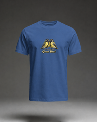 Thumbnail for Great Tits T-shirt – Royal flat mockup