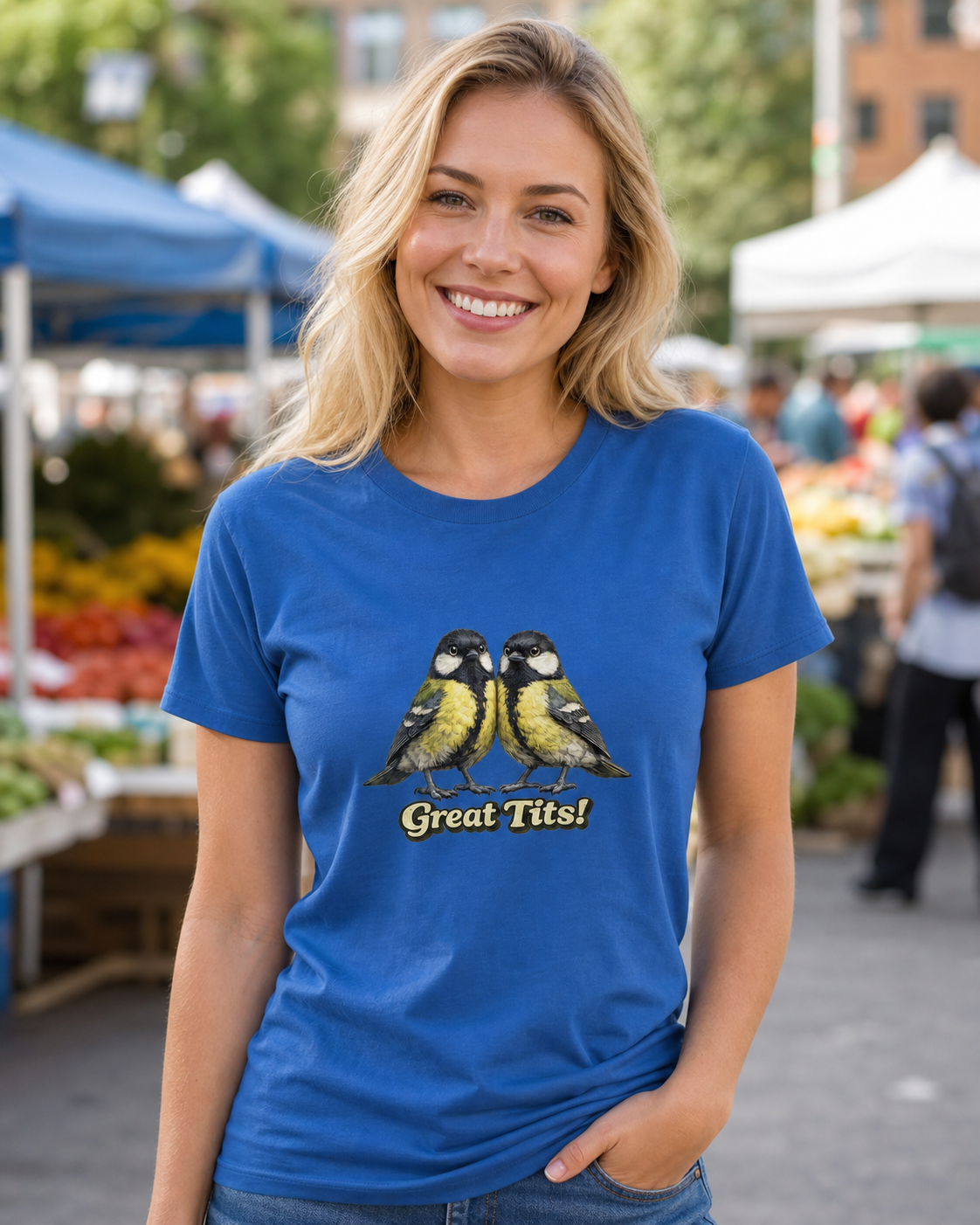 Great Tits T-shirt – Royal lifestyle image