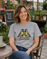 Thumbnail for Great Tits T-shirt – Sport Grey lifestyle image