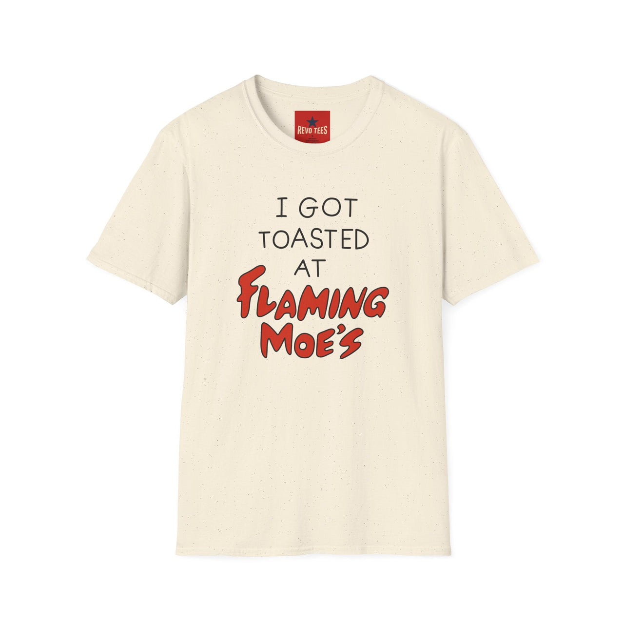 I Got Toasted At Flaming Moes T-Shirt in Natural