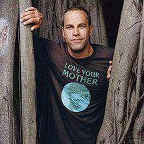 As Worn By Love Your Mother T-Shirt featuring a graphic design, worn by Jack Johnson, casual men's graphic tee.