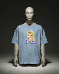 Thumbnail for Pat Sharp T-Shirt inspired by Fun House in Light Blue flat mockup