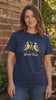 Navy Great Tits bird pun T-shirt short Reel filmed in a pub garden setting.