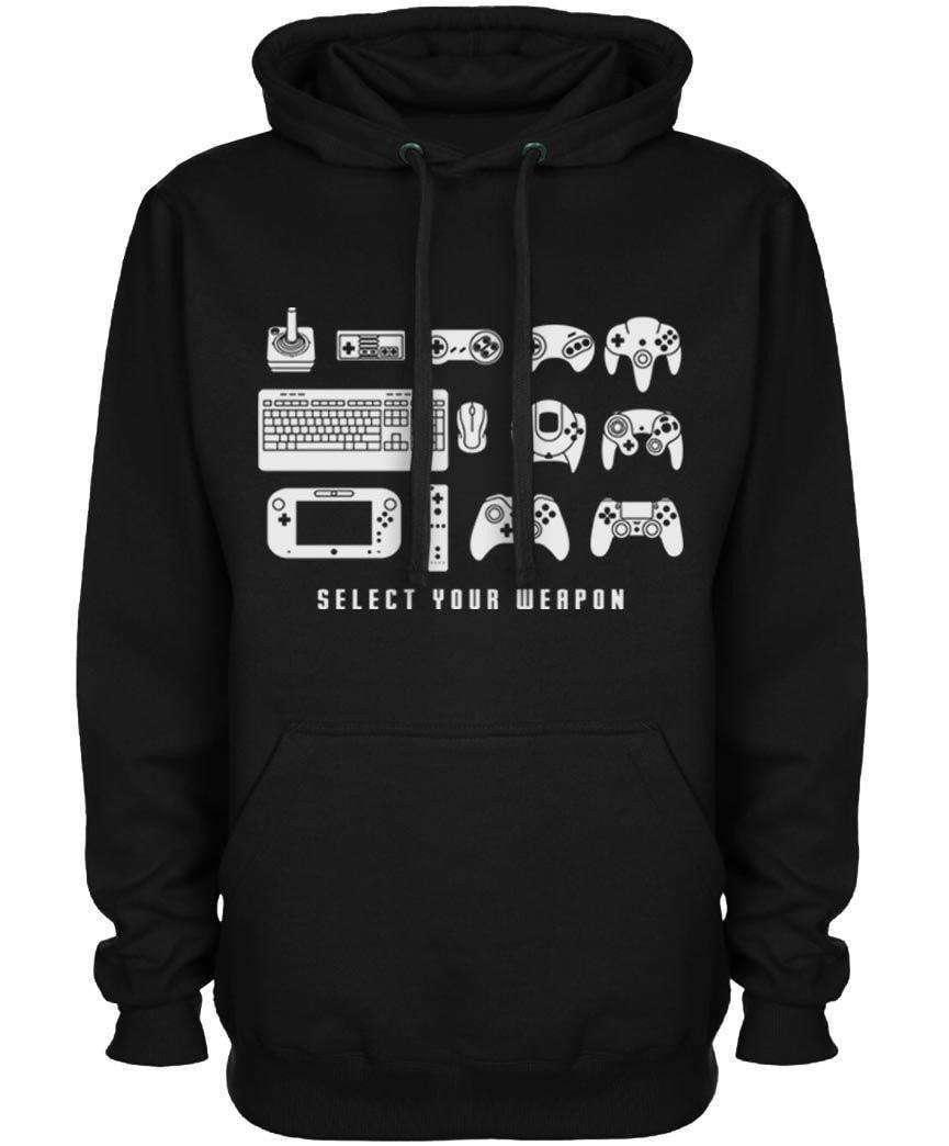 Select Your Weapon - Game Controllers Hoodie or Sweatshirt - 8Ball Hoodie